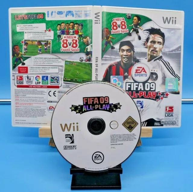 FIFA 09 All-Play 2009 · Nintendo Wii · TOP-Zustand · getestet Anleitung & OVP