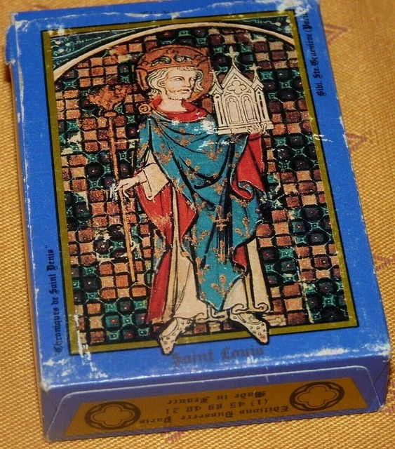 Jeu de 54 cartes gothique des éditions Dusserre à Paris