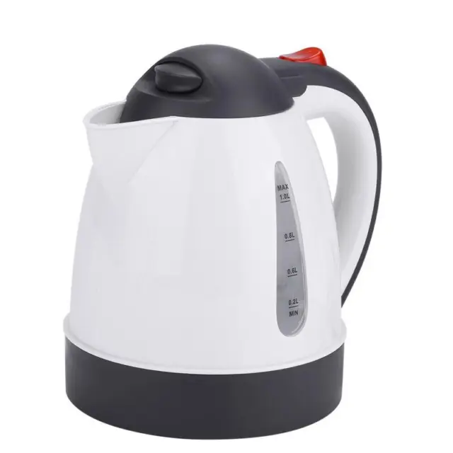 Portable 24V Electric Travel Kettle for Tea and Coffee - 1000ml Capacity