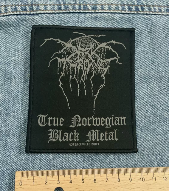 Darkthrone - True Norwegian Black Metal Aufnäher / Patch | Heavy Metal Sammlung