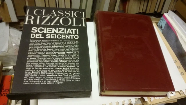 I CLASSICI RIZZOLI- AA.VV.- SCIENZIATI DEL SEICENTO- RIZZOLI 1969, 10mr22 I CLASSICI RIZZOLI- AA.VV.- SCIENZIATI DEL SEICENTO- RIZZOLI 1969, 10mr22