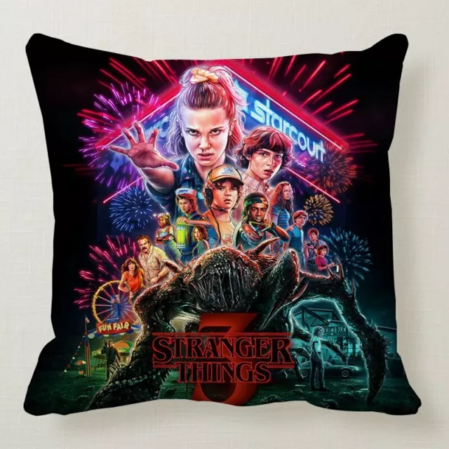 Taie d'oreiller housse de  coussin stranger things   45x45 cm