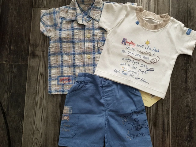 Bnwt Humphreys Corner Humphreys Adventure 3 Piece 0-3 Months Baby Shower Gift