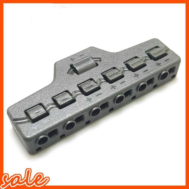 6 Ports Wire Connector Distribution LED Terminal Block Cable Splitter (B)