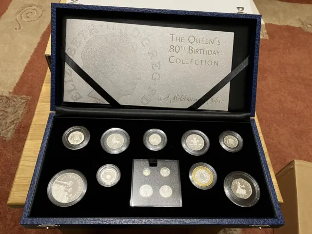 2006 Royal Mint The Queen's 80th Birthday Collection, Maundy & Silver Coins