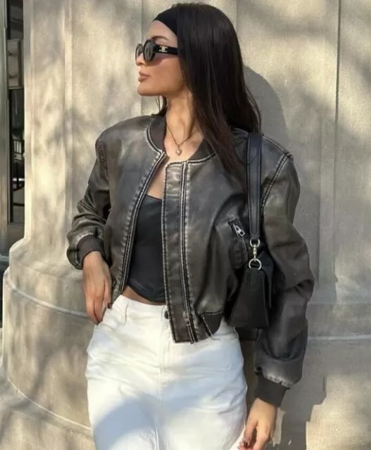 Giacca sales biker oversize
