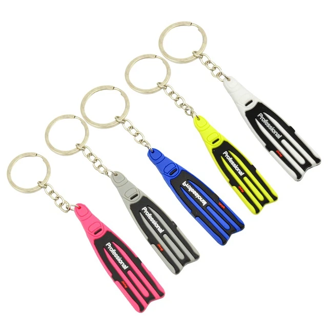 Functional Keychain KeyChain Keyring Professional Silicone And Steel Durable