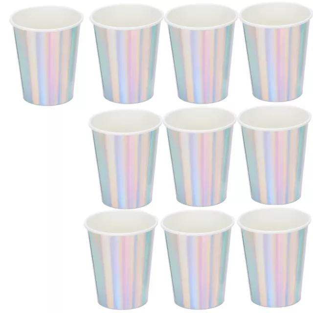 20 pz/set tazze di carta tazza compostabile tazza succo riciclabile per festa ◑