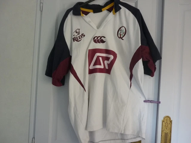 Ancien Maillot De Rugby Porté Avec Sponsor Eurosport - Très Bon état, Collector
