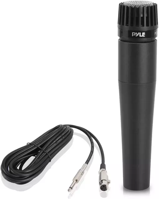 PYLE-PRO Professional Handheld Moving Coil Microphone - Dynamic Cardioid Unidire