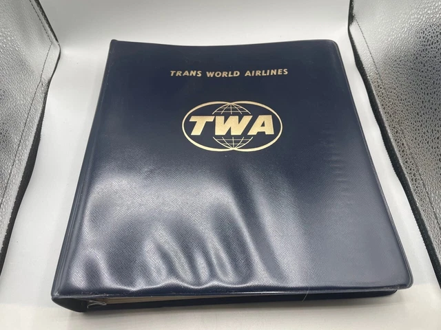 Vintage Twa Trans World Airlines Lockheed 1011 Aircraft Pilot Flight Handbook