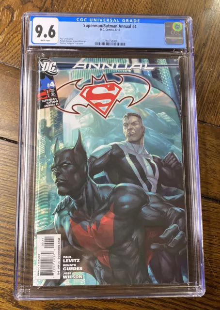 Superman Batman annual #4 CGC 9.6 Batman Beyond 8/10 D.C. Comics Comic Book