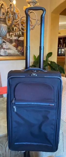 Tumi BALLISTIC NYLON BLACK 22" 14" 11" Telescoping Wheeled Roll Carry-on 22012D4