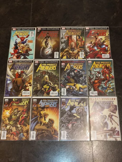 Mighty Avengers #1 to #34 - Marvel 2007 - 34 Comic Unbroken Run