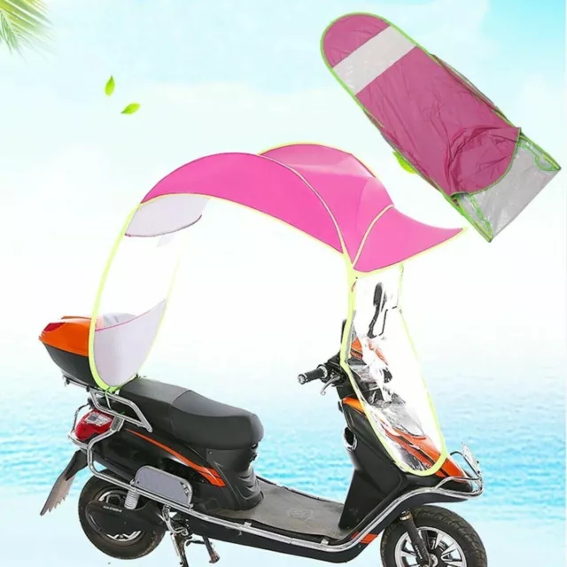 Copertura antipioggia per moto scooter bici cappotta parasole impermeabile 2