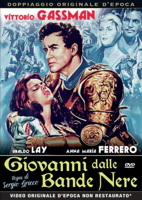 Dvd Giovanni Dalle Bande Nere - (1957) Vittorio Gassman  *** A&R Productions ***