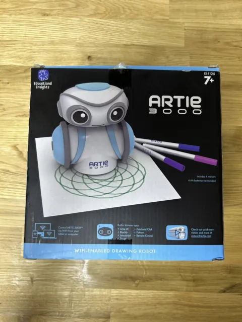 Educational Insights Mensa for Kids ARTIE 3000 Programmable Coding Drawing Robot