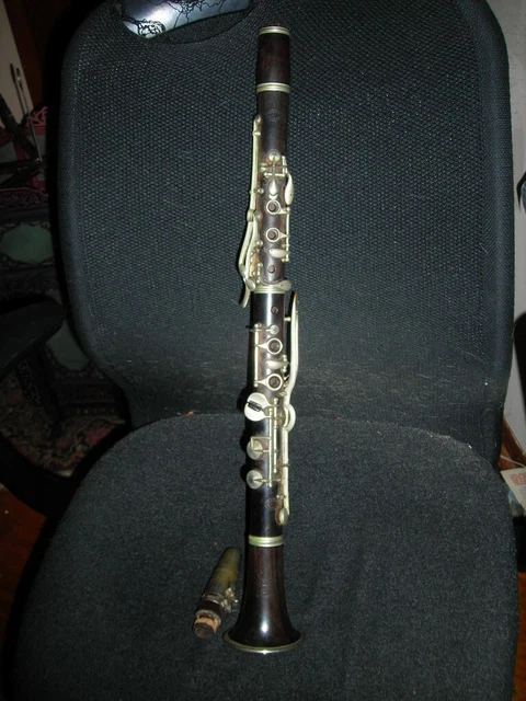 Antique B Flat Carl Schubert Made In Italy Clarinet Antique B Flat Carl Schubert Made In Italy Clarinet