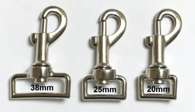 Trigger Swivel Heavy Duty Metal Clips for Webbing Dog Lead Horse Rug Snap Hook