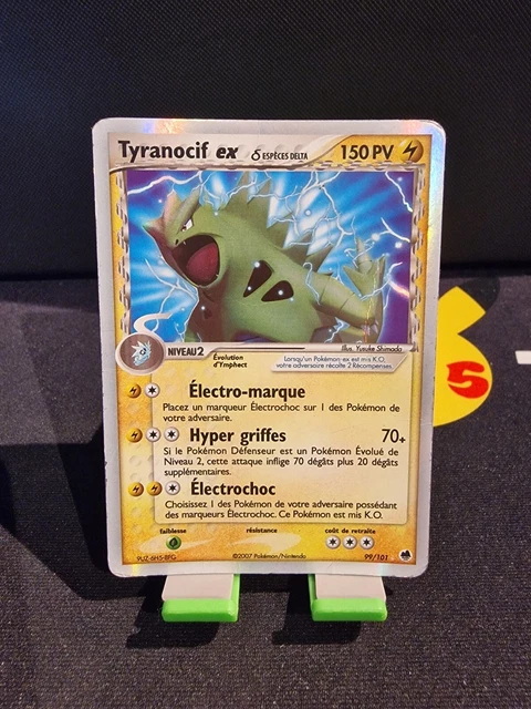 Tyranocif Ex 99/101 Iles Des Dragons Carte Pokemon Fr Français Bloc Ex Holo Foil