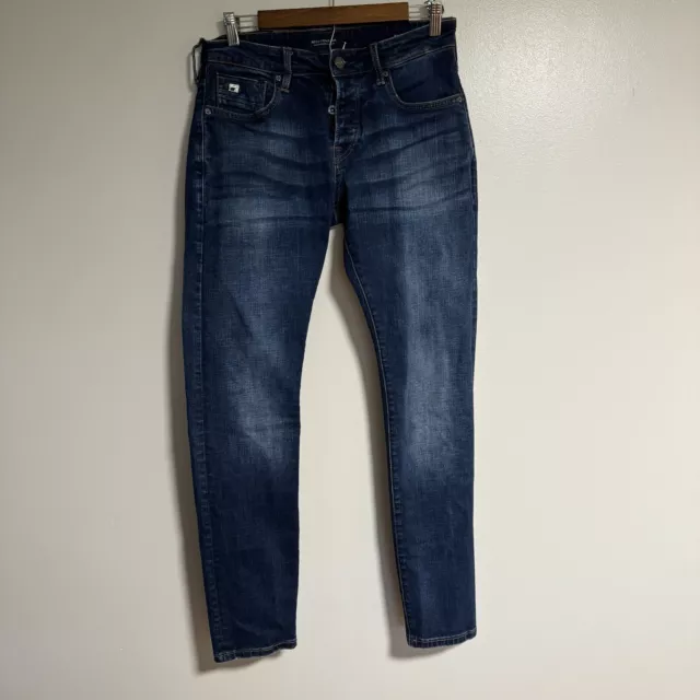 SCOTCH & SODA Jeans Mens 30x32 Ralston Button Fly Slim Blue Stonewashed ...