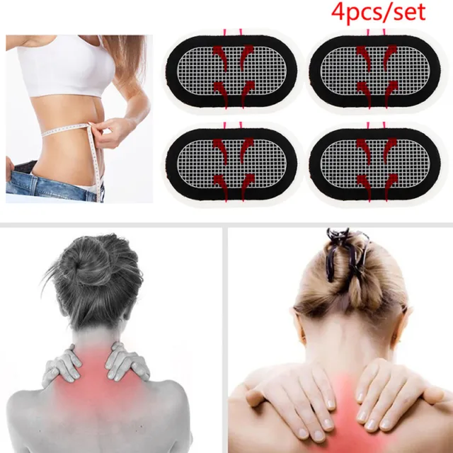 4Pcs Replacement Arm Toning Pads Belt Gel Unisex Patch Adhesive Electrode Pa_in