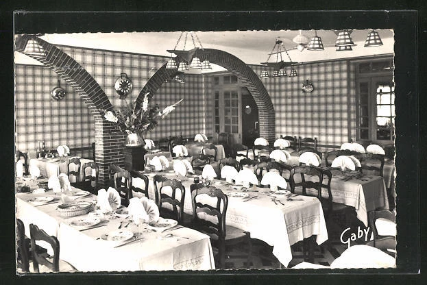 CPA Tesse-la-Madeleine, Hotel de Tesse, une des Salles a Manger 1961