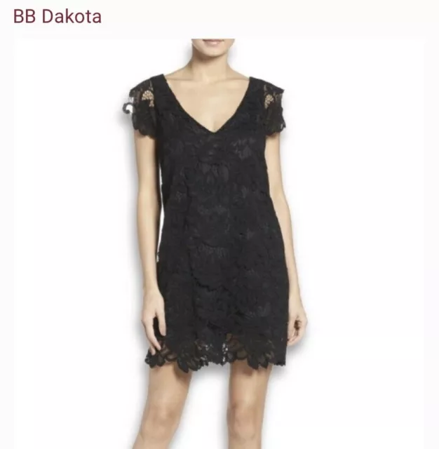 BB Dakota Jacqueline Lace Shift Dress 🔥 Size M (B4)