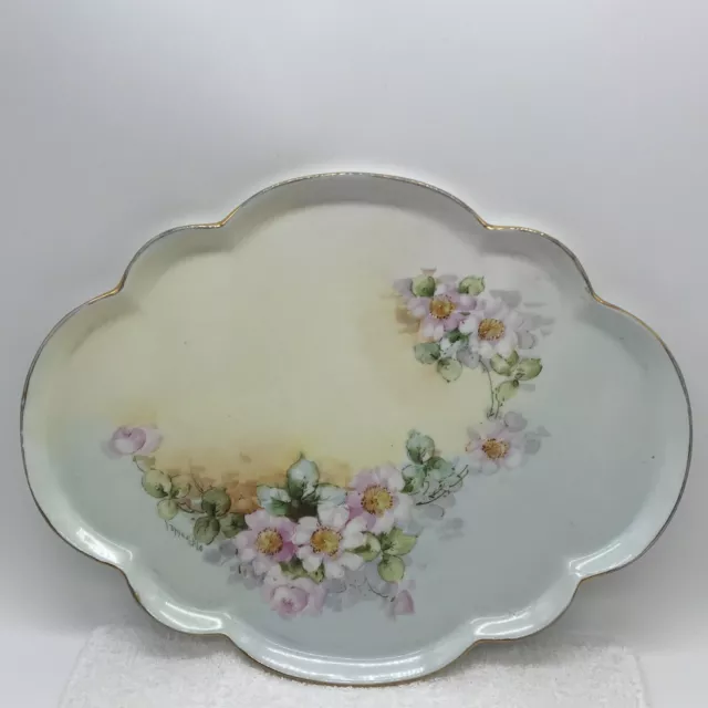 Vintage Handpainted Porcelain Decorative Plate