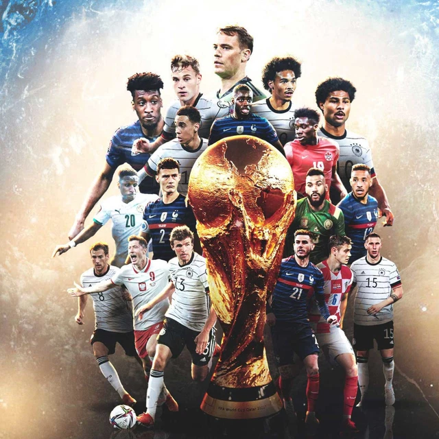 FOOTBALL 2022 QATAR FIFA World Cup Wall Chart Poster A3 FREE FAST