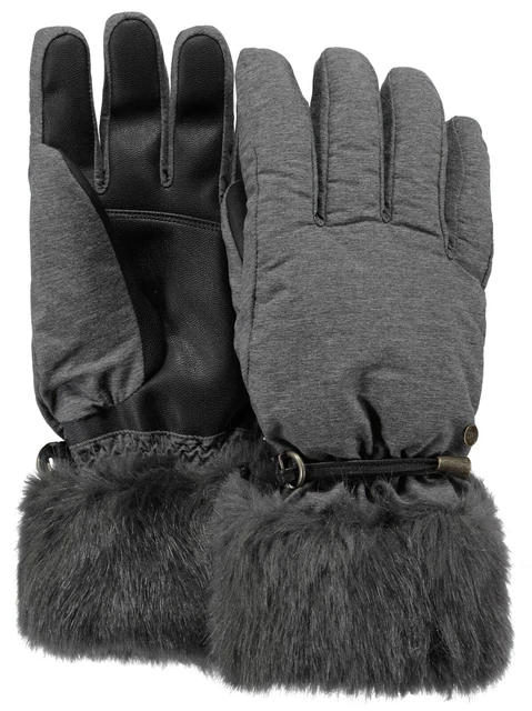 2022 Women's Ladies Barts Empire Ski Gloves Dark Heather Grey size 6  waterproof
