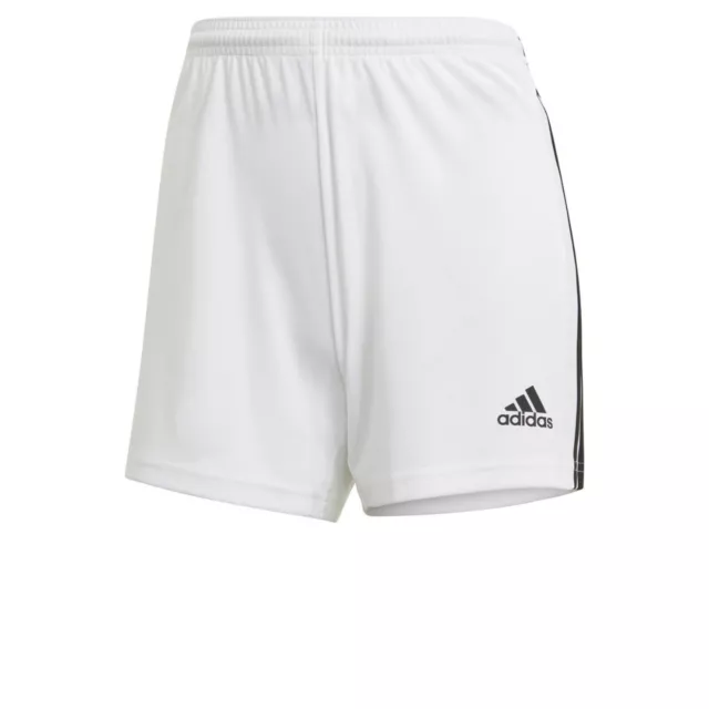 Pantaloncini Adidas Donna Bermuda Gn5784 Shorts 3 Stripes Squad 21 Show Bianco