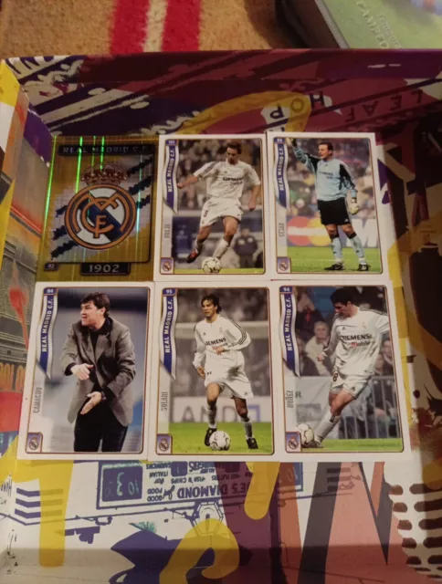 Lote 1 Real Madrid Mundicromo 2004 2005 Fichas Liga Perfect Condition