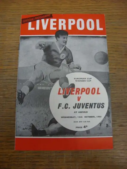 13/10/1965 Liverpool v Juventus [European Cup Winners Cup] Liverpool Championshi