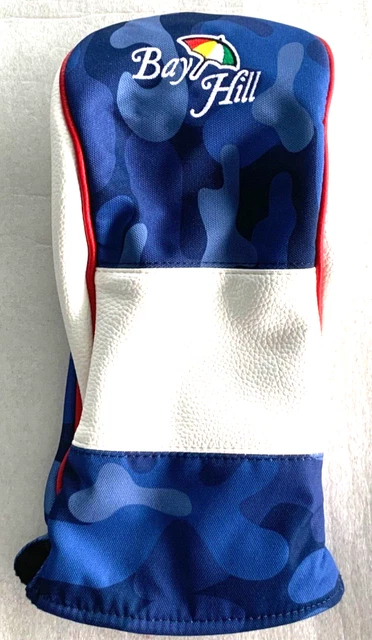 ARNOLD PALMER  BAY HILL UMBRELLA  LOGO  BLUE  CAMO  460 cc  DRIVER  COVER    C60