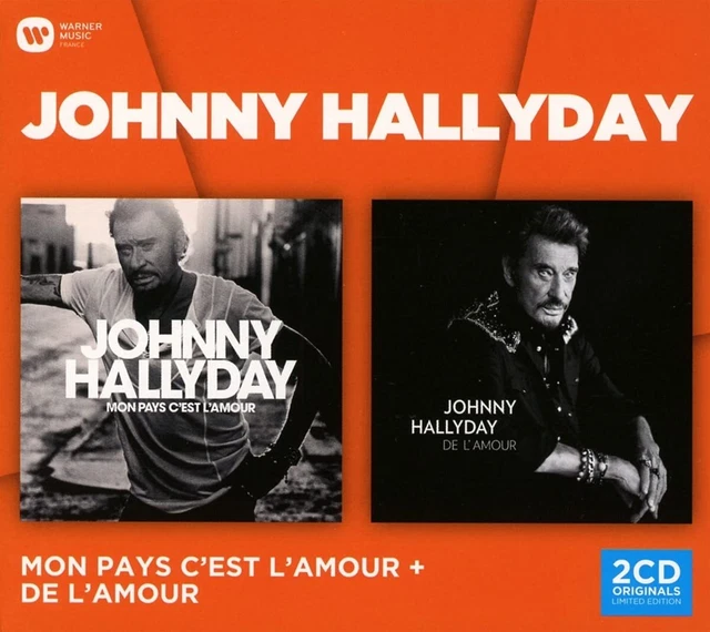 Hallyday,Johnny Coffret Mon Pays C'Est l'Amour & de l'Amour (CD)