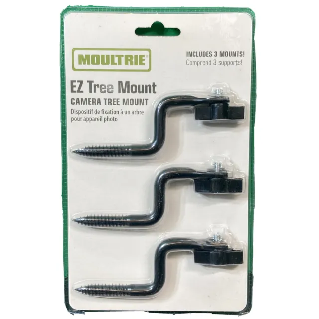 Moultrie EZ Tree Mount for Game Camera 3 Pack Deer Hunting MFH-TM12