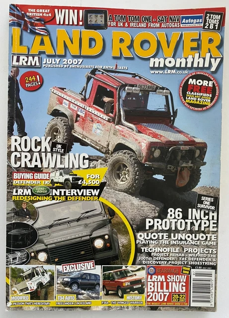 JULY 07 LAND Rover Range Rover P38 TD4 Defender 130 300Tdi Series I 86