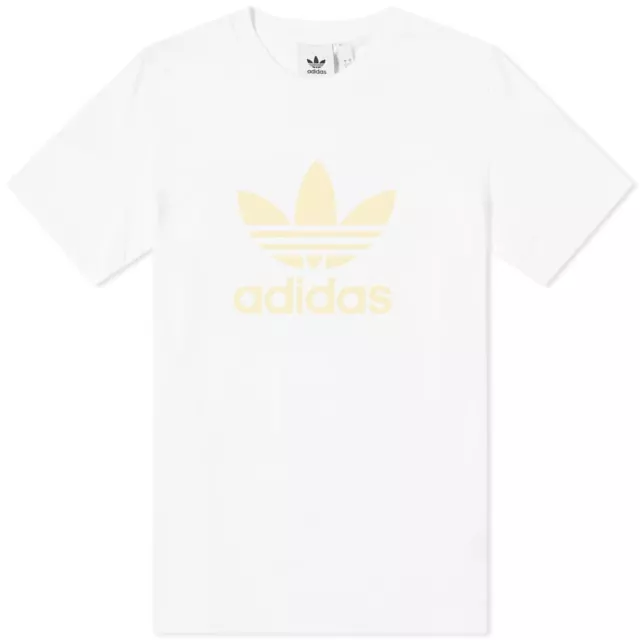 Adidas T-Shirt Mens White Gym T-Shirt Running Top Short Sleeve T-Shirt Tee