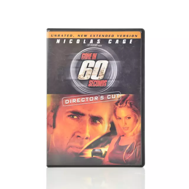 GONE IN 60 SECONDS Movie DVD Nicolas Cage, Angelina Jolie Unrated