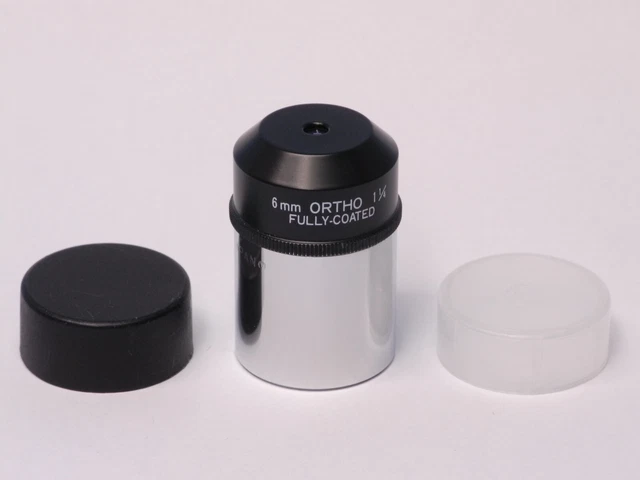 Top volcánico CELESTRON / VIXEN 6 mm Ortho 1 1⁄4", hecho en Japón (Círculo V)