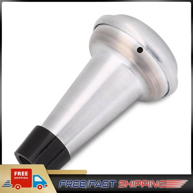 Trumpet Mute Rubber Aluminum Alloy Straight Practice Mute for Jazz and Classic