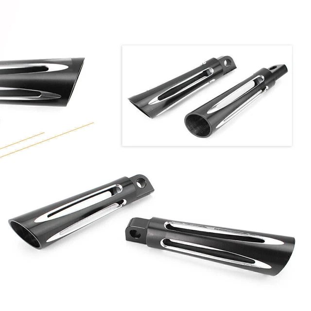Poggiapiedi poggiapiedi pedali schienale assemblaggio per Harley Dyna FXD Touring