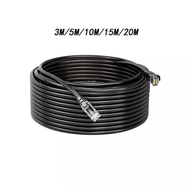 Câble Ethernet Cat6E en PVC, câble réseau facile à installer pour routeur