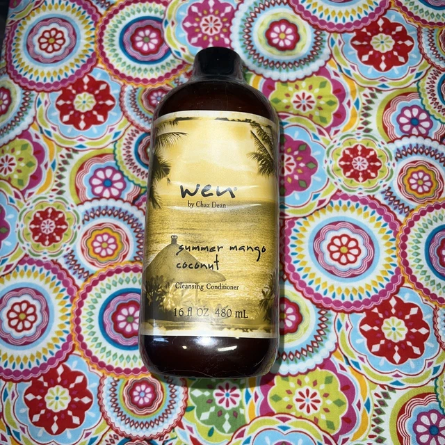 WEN Summer Mango Coconut Cleansing Hair Conditioner Shampoo 16 Oz NEW NO PUMP