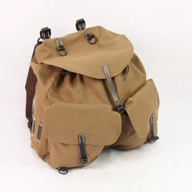 Replica Rucksack Model M44 German Army WW2 Canvas Backpack with removable str...