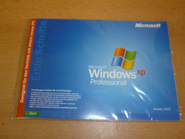 Windows XP Professional service pack 2 ✅ CD Key Handbuch eingeschweißt sealed