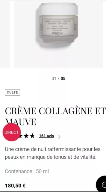 Crème Collagène et Mauve Sisley 50ml 2