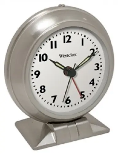 Westclox Big Ben Classic Alarm Clock (90010A) Silver