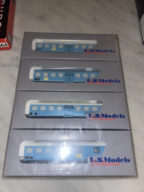 LS MODELS TRAINS Electrique HO Boîte Réf: 15042 SNCF Wagons STEF